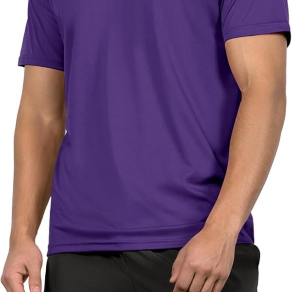 Men's Quick Dry Short Sleeve Shirts UPF 50+ Sun Protection SPF Athletic Tops Workout T-Shirts