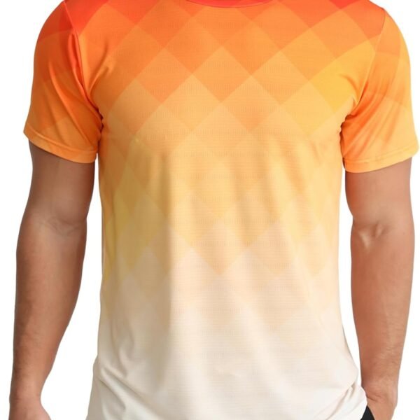 Men's Athletic T-Shirt Performance Gym Shirt Quick Dry Moisture Wicking Running Workout Short Sleeve Tops