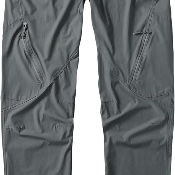 Mens Hiking Quick Dry Lightweight Waterproof Fishing Pants Outdoor Travel Climbing Stretch Pants