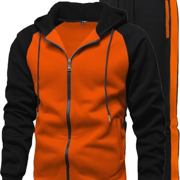 Men's 2 Pieces Tracksuits Running Sports Suits Drawstring Waistband Sweatsuit